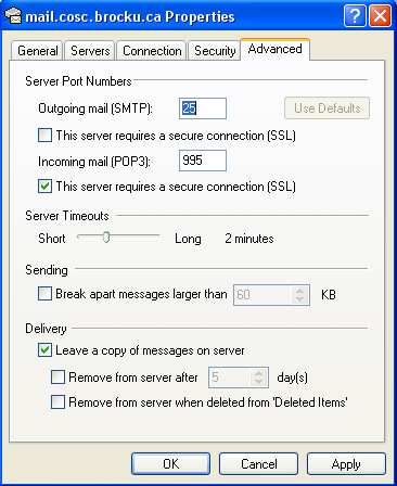 Outlook Express Screenshot 2